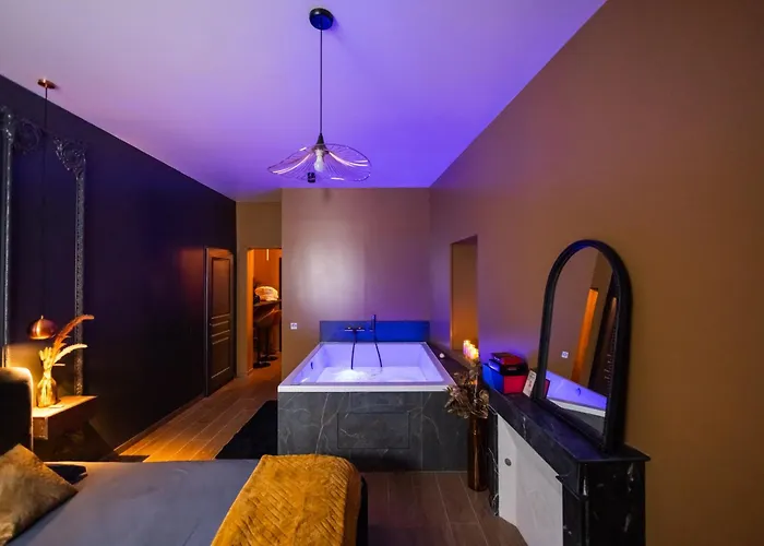 Apartmán Dreamy - Evasion, Balnéo&cinéma Privé Angers